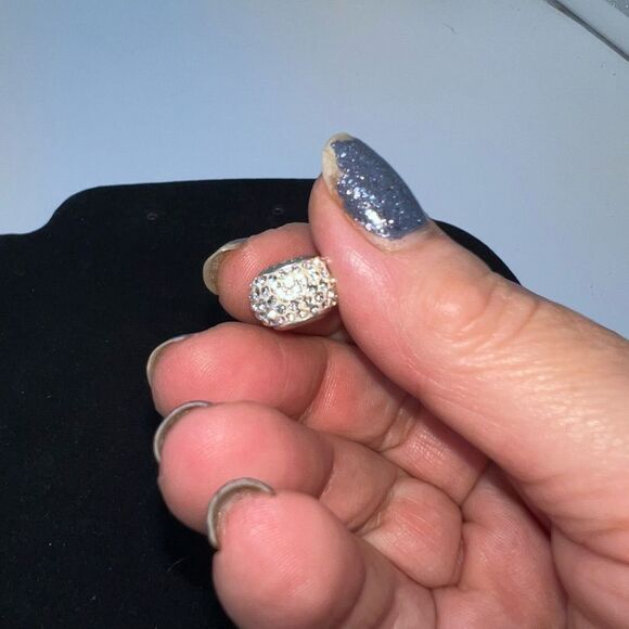 Kays Sterling and Swarovski Clear Stone Bead Charm - Picture 4 of 6